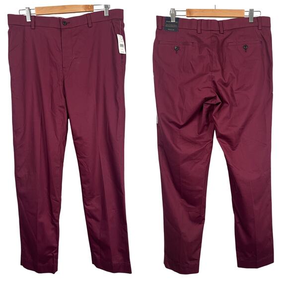 NWT Brooks Brothers Men's 36 x 32 Advantage Chino Wrinkle Resistant Dress Pants - Picture 1 of 12